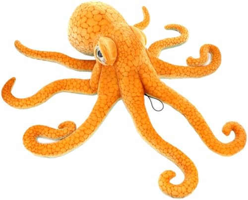 Sunknight Kuscheltier Krake Kreative Plüschtier Oktopus Kissen Naturgetreu Gestaltet, als Spielzeug Geschenke für Kinder (50cm) von Sunknight