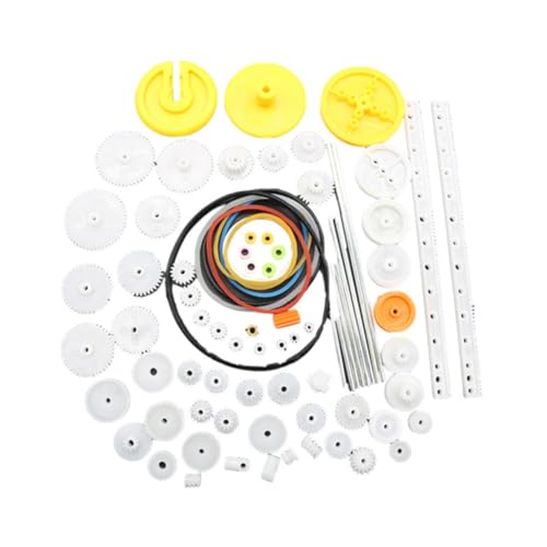 Sunmeit 82 Teile/Satz Getriebepaket-Kit DIY-Zahnradsortiment-Zubehörset für Spielzeugmotorauto-Roboter Verschiedene Getriebeachsen-Riemenbuchsen Sunmeit 82 Teile/Satz Getriebepaket-Kit DIY-Zahnradsortiment-Zubehörset für Spielzeugmotorauto-Roboter Verschiedene Getriebeachsen-Riemenbuchsen von Sunmeit