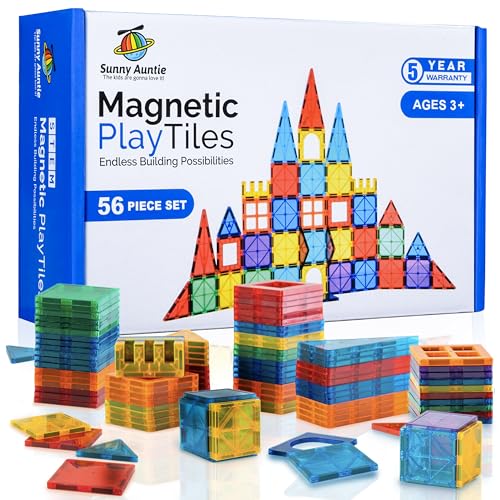 Sunny Auntie Magnetische Spielsteine – 56 Stück von Sunny Auntie