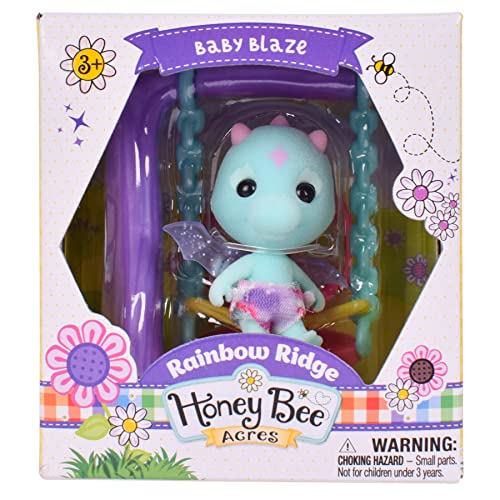 Sunny Days Entertainment Honey Bee Acres Rainbow Ridge Fantasy Sammelspielfiguren-Serie, Überraschungsset enthält beflockte bewegliche Figur mit Zubehör, sortiert, tolles Geschenk für Mädchen ab 3 von Sunny Days