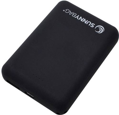 SunnyBag compact10000 Powerbank 10000 mAh Li-Ion Schwarz Statusanzeige von SunnyBag