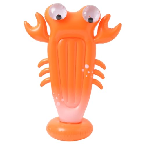 Sunnylife - Aufblasbarer Giant Regner - Sonny the Sea Creature, Neon Orange von SunnyLIFE