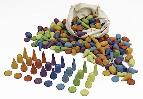 Sunnysue 400-44 Loose Parts Regenbogen-Legeteile, 256-tlg, bunt von Sunnysue