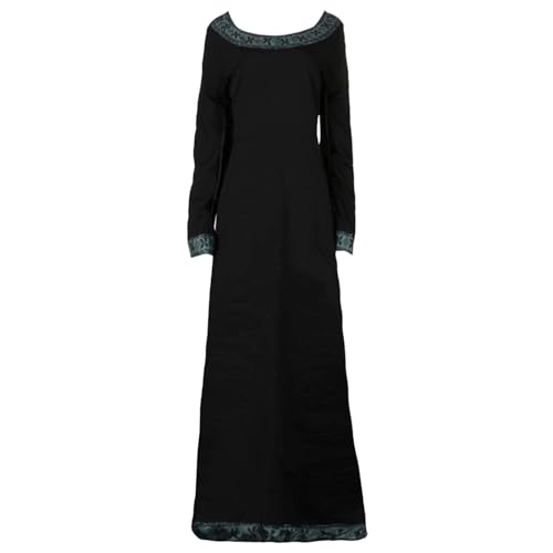 Sunnyuk Mittelalterkleid Damen Medieval Dress Größen Rapunzel Kostüm Renaissance Kostüm Mittelalter Kleid Helloween Kostüme Maxikleid Rokoko Mittelalter Kleidung Große Party von Sunnyuk