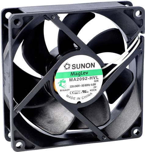 Sunon CF2092HVL-1000U-999 Axiallüfter 230 V/AC 88.32 m³/h (L x B x H) 25 x 92 x 92mm von Sunon