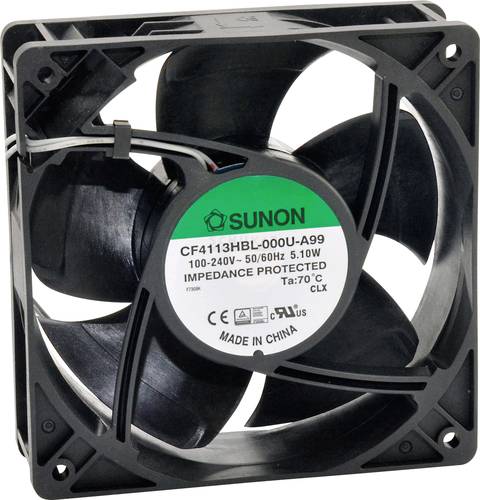 Sunon CF4113HBL-000U-ABD Axiallüfter 230 V/AC 185.14 m³/h (L x B x H) 120 x 120 x 38mm von Sunon