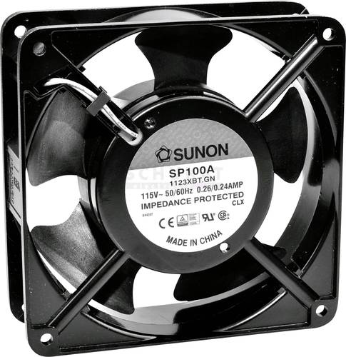 Sunon SP100A1123XBT Axiallüfter 115 V/AC 164.76 m³/h (L x B x H) 120 x 120 x 38mm von Sunon