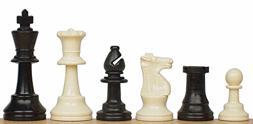 Ideal schwere Schachfiguren aus Kunststoff von Sunrise Chess & Games