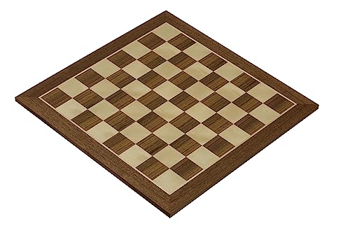 Sunrise Chess Schachbrett Nr. 5 Keine Koordinaten Walnuss/Ahorn Intarsien Turnier-Vorstand Elegantes Design Geschenkidee Ideal für mittlere Figuren Feldmaße: 50 mm Sunrise Chess Schachbrett Nr. 5 Keine Koordinaten Walnuss/Ahorn Intarsien Turnier-Vorstand Elegantes Design Geschenkidee Ideal für mittlere Figuren Feldmaße: 50 mm von Sunrise Chess & Games