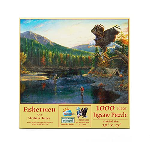 Puzzle SunsOut - Abraham Hunter: Fishermen, 1.000 piese (Sunsout-69694) von SunsOut