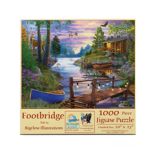 Puzzle SunsOut - Footbridge, 1.000 piese (31408) von SunsOut