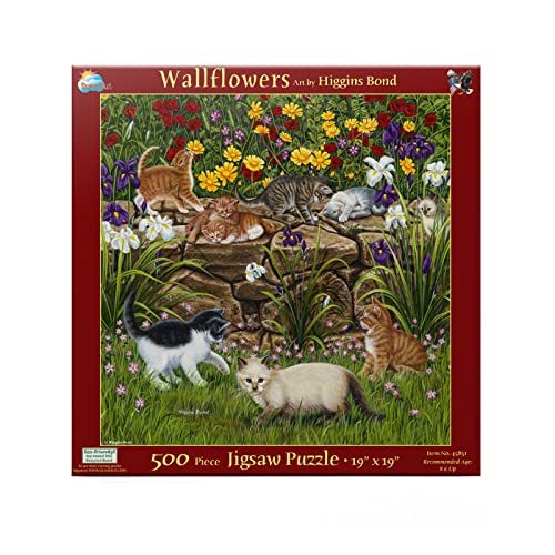 Puzzle SunsOut - Higgins Bond: Wall Flowers, 500 piese (Sunsout-45851) von SunsOut