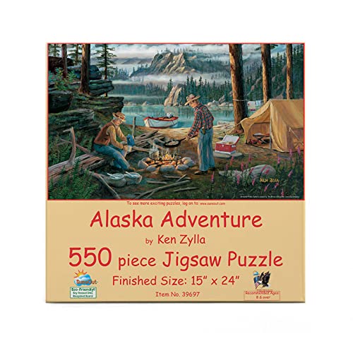 Puzzle SunsOut - Ken Zylla: Alaska Adventure, 550 piese (Sunsout-39697) von SunsOut