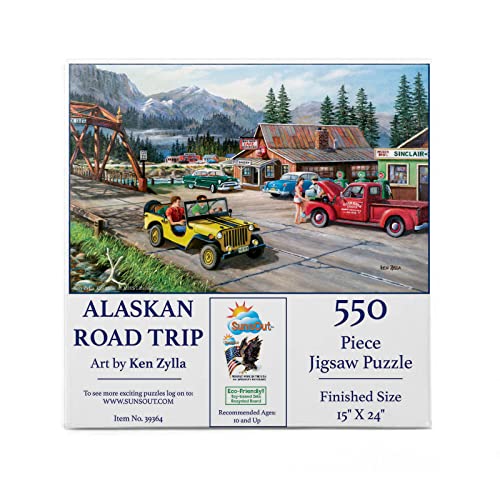 Puzzle SunsOut - Ken Zylla: Alaskan Road Trip, 550 piese (Sunsout-39364) von SunsOut