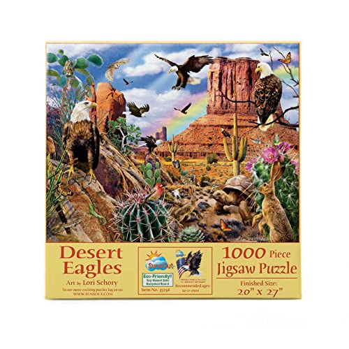 Puzzle SunsOut - Lori Schory: Desert Eagles, 1.000 piese (Sunsout-35156) von SunsOut