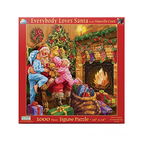 Puzzle SunsOut - Marcello Corti: Everyone Loves Santa, 1.000 piese (Sunsout-60649) von SunsOut