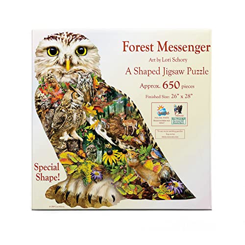 Puzzle contur SunsOut - Lori Schory: Forest Messenger, 650 piese (Sunsout-95078) von SunsOut