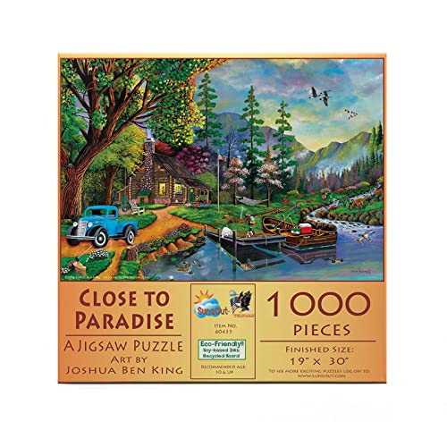 SUNSOUT INC – Close to Paradise – 1000-teiliges Puzzle von Künstler: Joshua Ben King, Fertige Größe 48,3 x 76,2 cm – MPN# 60435 von SunsOut