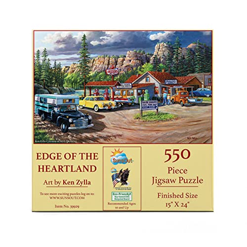 SUNSOUT INC – Edge of the Heartland – Puzzle von Künstler: Ken Zylla – Fertige Größe 38,1 x 61 cm – MPN# 39929 von SunsOut