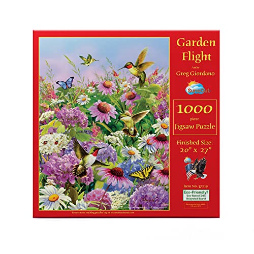 SUNSOUT INC – Garden Flight – Puzzle von Künstler: Giordano Studios – Fertige Größe 50,8 x 68,6 cm – MPN# 37219 von SunsOut