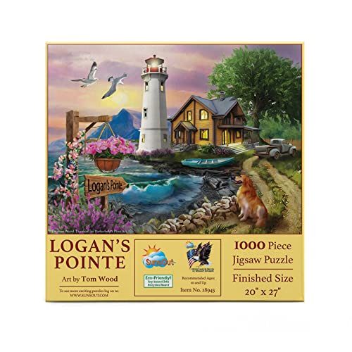 SUNSOUT INC – Logan's Pointe – Puzzle von Künstler: Tom Wood – Fertige Größe 50,8 x 68,6 cm – MPN# 28945 von SunsOut