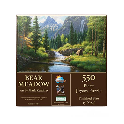 SUNSOUT INC Puzzle mit Bärenwiese, 550 Teile von SunsOut