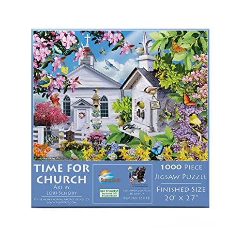 SUNSOUT INC Time for Church 1000-teiliges Puzzle von SunsOut