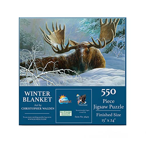 SUNSOUT INC Winterdecke 550 Teile Puzzle von SunsOut