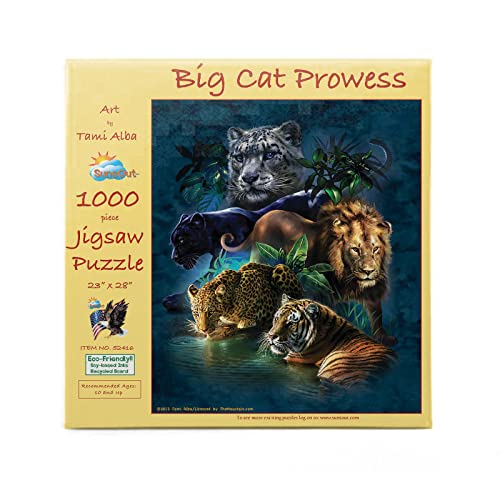 SunsOut 52416 - Alba: Raubkatzen - Puzzle 1.000 Teile von SunsOut