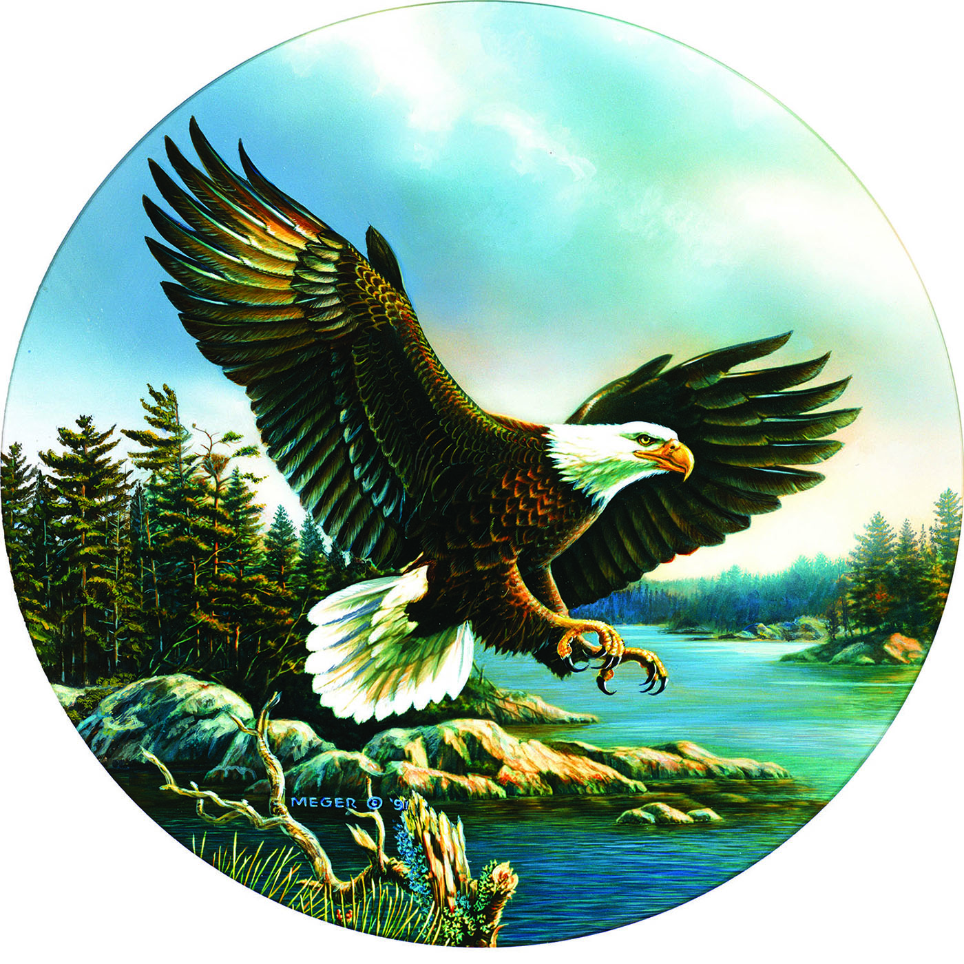 SunsOut Adler-Landung 500 Teile Puzzle Sunsout-28354 von SunsOut