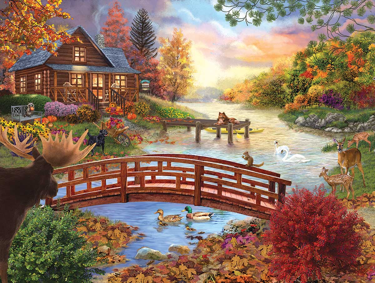 SunsOut Autumn Evening 1000 Teile Puzzle Sunsout-31554 von SunsOut