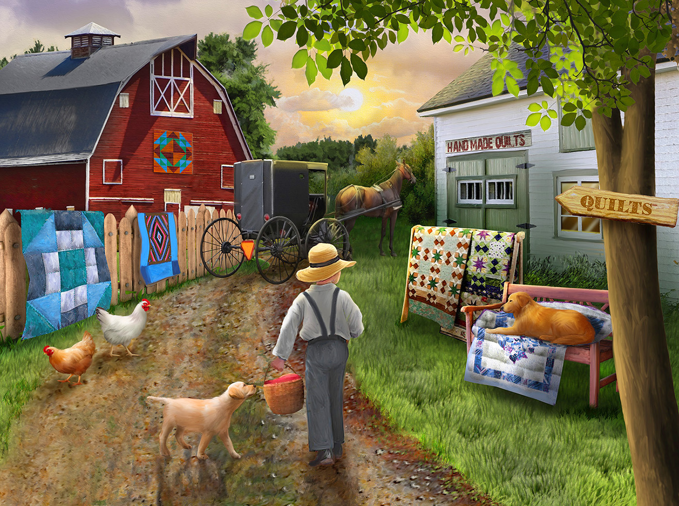 SunsOut Country Sunset 1000 Teile Puzzle Sunsout-28943 SunsOut Country Sunset 1000 Teile Puzzle Sunsout-28943 von SunsOut