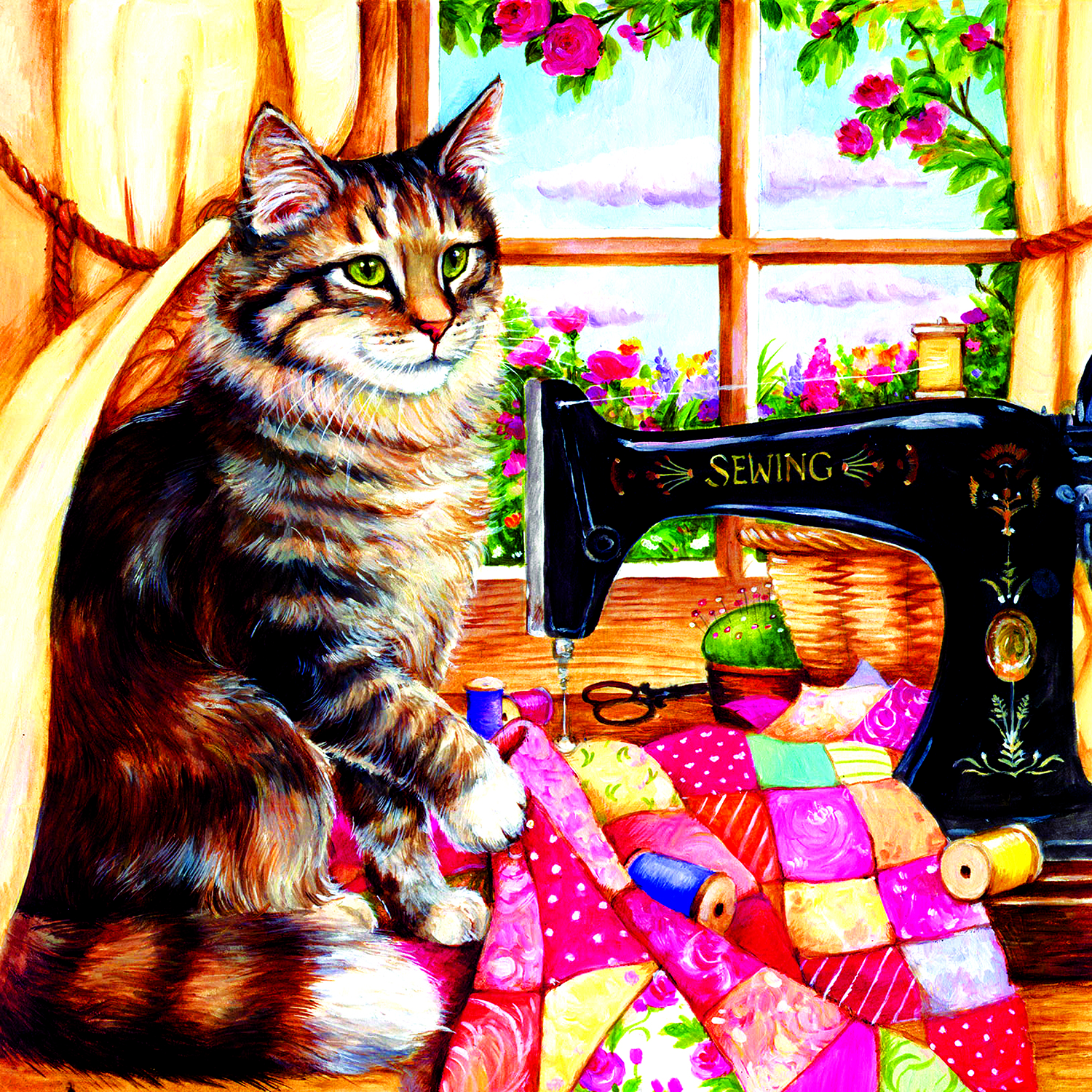 SunsOut Debbie Cook - The Seamstress 1000 Teile Puzzle Sunsout-36469 SunsOut Debbie Cook - The Seamstress 1000 Teile Puzzle Sunsout-36469 von SunsOut