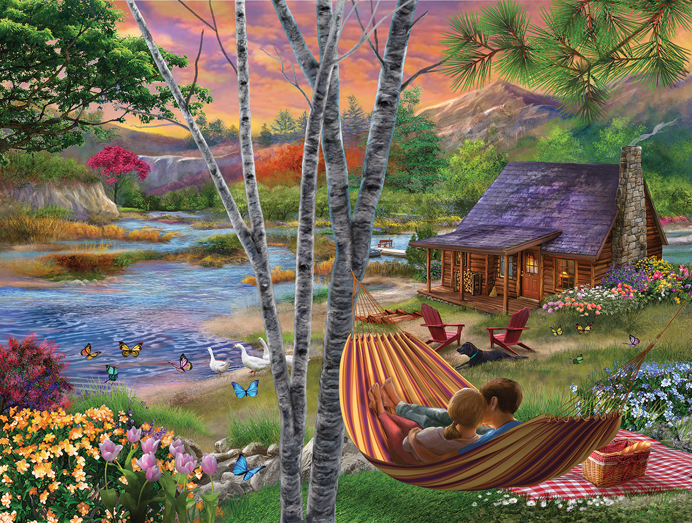 SunsOut Fauler Nachmittag 1000 Teile Puzzle Sunsout-31970 SunsOut Fauler Nachmittag 1000 Teile Puzzle Sunsout-31970 von SunsOut