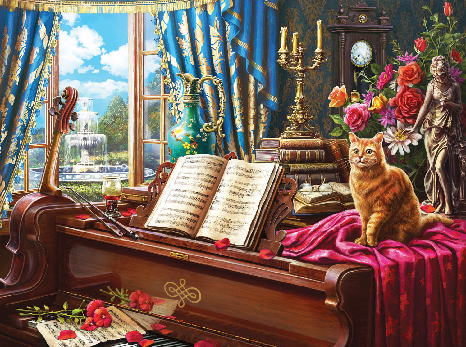 SunsOut Grand Piano Cat 1000 Teile Puzzle Sunsout-42936 SunsOut Grand Piano Cat 1000 Teile Puzzle Sunsout-42936 von SunsOut