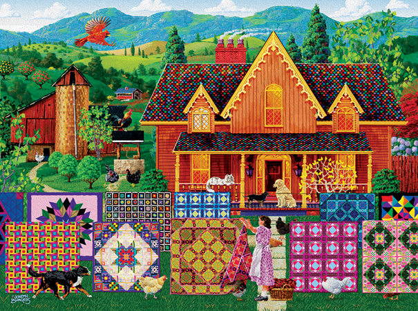 SunsOut Joseph Burgess - Morning Day Quilt 1000 Teile Puzzle Sunsout-38844 SunsOut Joseph Burgess - Morning Day Quilt 1000 Teile Puzzle Sunsout-38844 von SunsOut