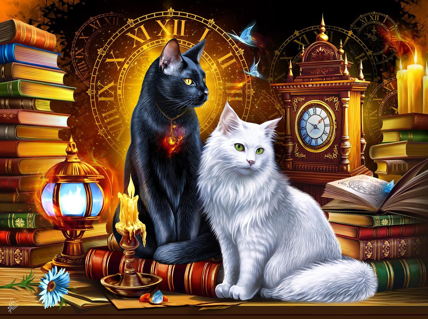 SunsOut Katzen und Uhren 1000 Teile Puzzle Sunsout-71826 SunsOut Katzen und Uhren 1000 Teile Puzzle Sunsout-71826 von SunsOut