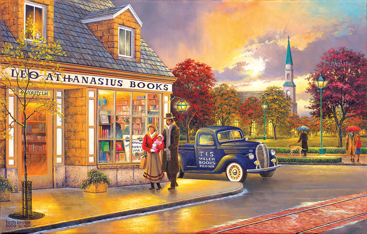 SunsOut Leo's Bookshop 1000 Teile Puzzle Sunsout-44732 von SunsOut