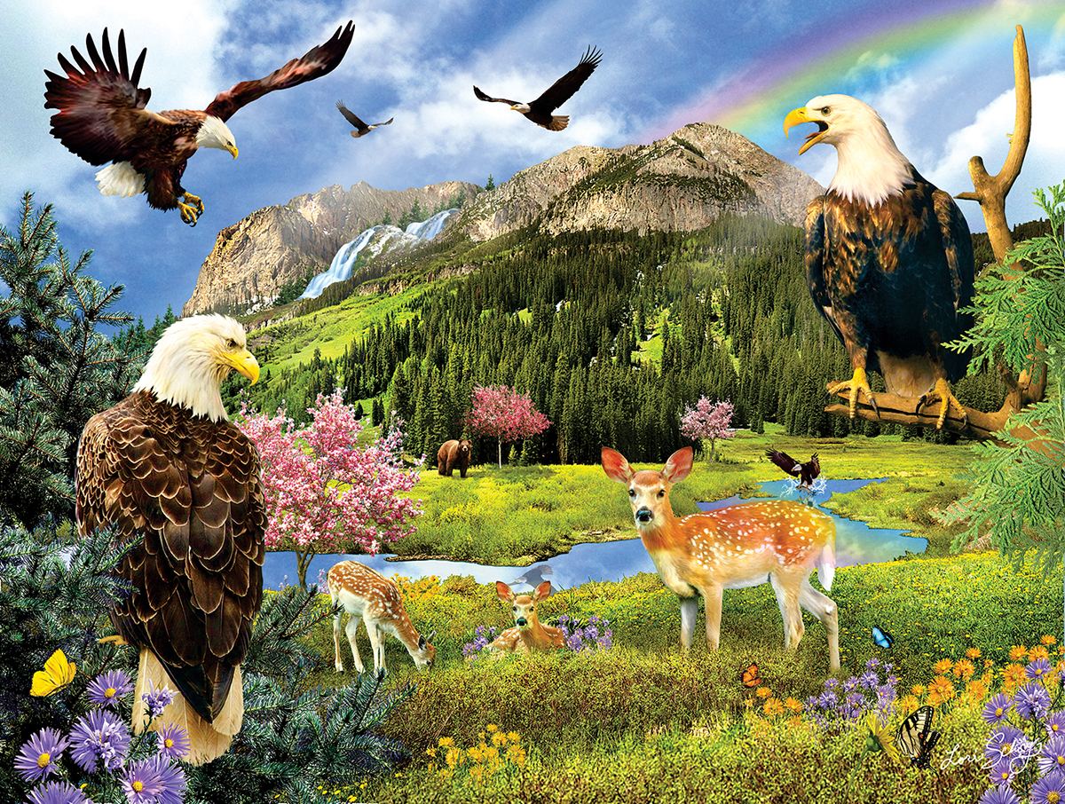 SunsOut Lori Schory - Eagle Valley 1000 Teile Puzzle Sunsout-35019 von SunsOut