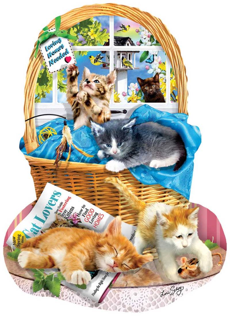 SunsOut Lori Schory - Free Kitties 1000 Teile Puzzle Sunsout-97058 von SunsOut