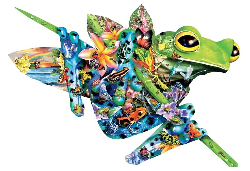 SunsOut Lori Schory - Paradise Frogs 1000 Teile Puzzle Sunsout-95780 von SunsOut