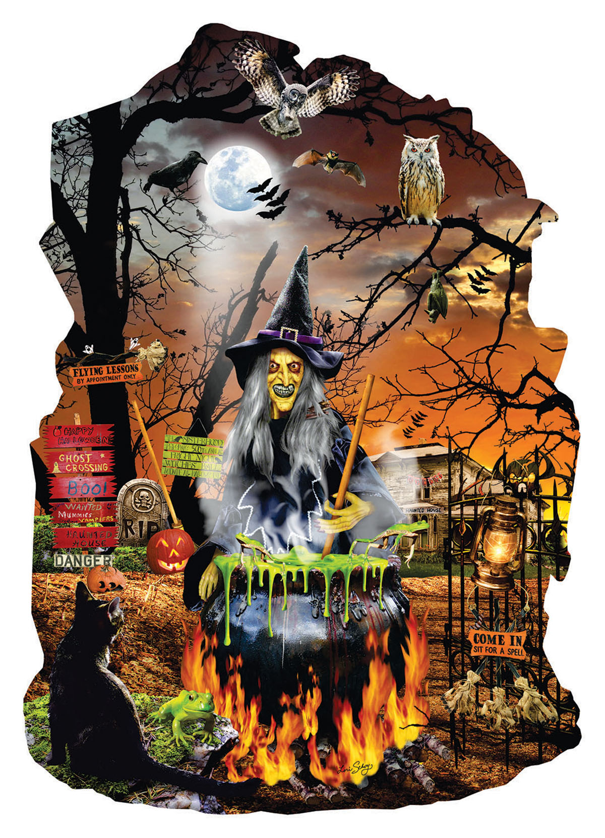 SunsOut Lori Schory - Witch's Brew 1000 Teile Puzzle Sunsout-96036 von SunsOut