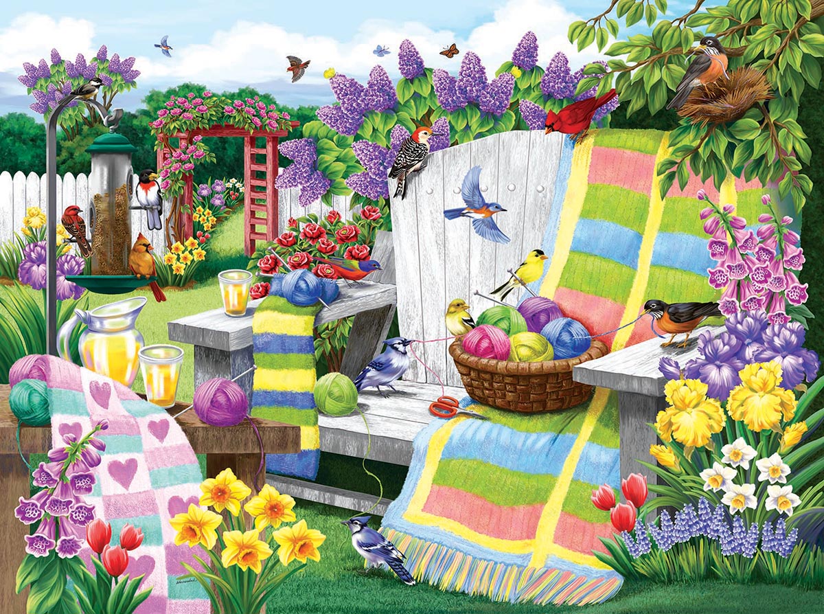 SunsOut Nancy Wernersbach - The Many Colors of Spring 1000 Teile Puzzle Sunsout-62948 von SunsOut