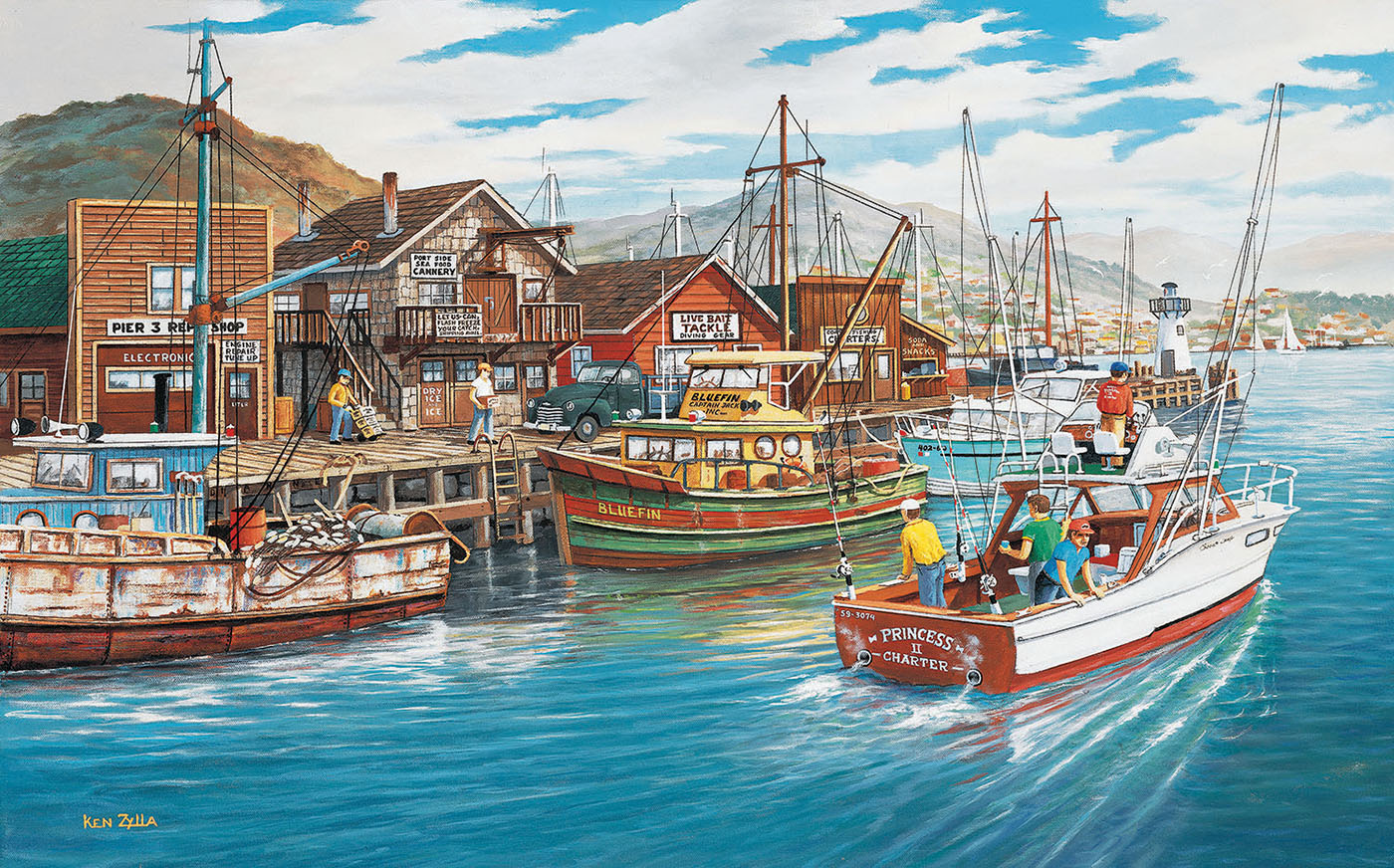 SunsOut Pier 3 1000 Teile Puzzle Sunsout-37712 von SunsOut