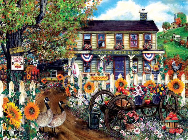 SunsOut The Old Country Store 1000 Teile Puzzle Sunsout-29753 von SunsOut