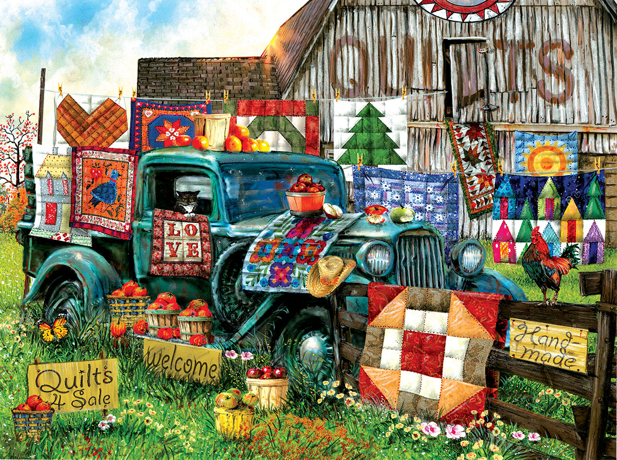 SunsOut Tom Wood - Quilts for Sale 1000 Teile Puzzle Sunsout-28567 SunsOut Tom Wood - Quilts for Sale 1000 Teile Puzzle Sunsout-28567 von SunsOut