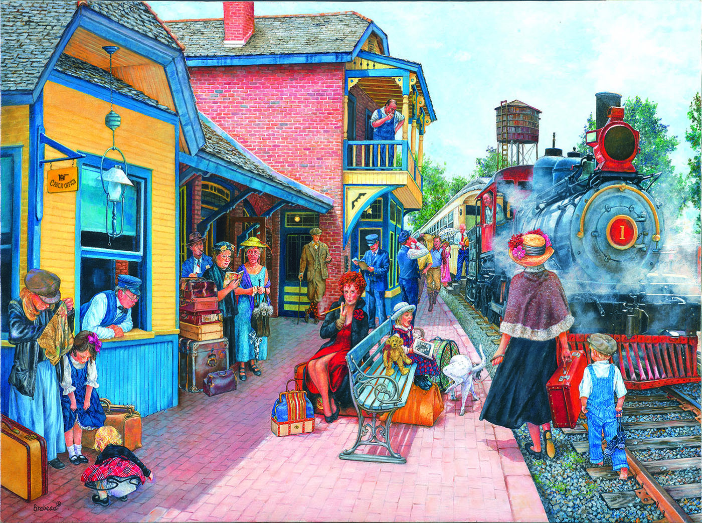 SunsOut Warten auf dem Bahnhof 1000 Teile Puzzle Sunsout-44257 SunsOut Warten auf dem Bahnhof 1000 Teile Puzzle Sunsout-44257 von SunsOut