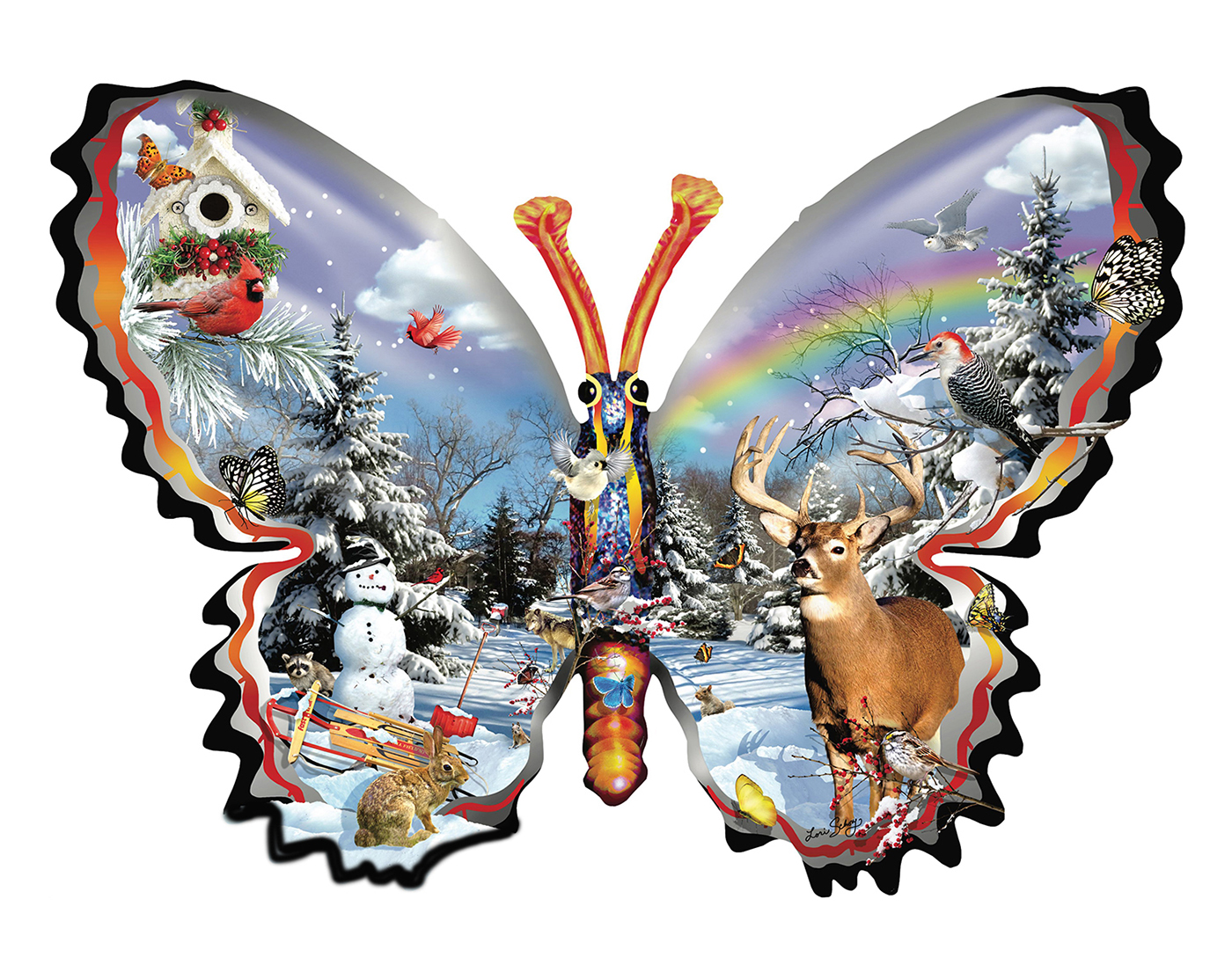 SunsOut Winterschmetterling 1000 Teile Puzzle Sunsout-97005 SunsOut Winterschmetterling 1000 Teile Puzzle Sunsout-97005 von SunsOut