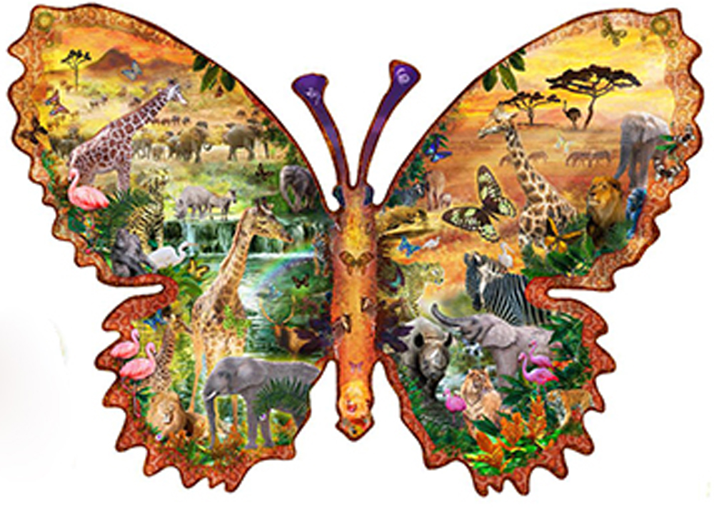 SunsOut XXL Teile - African Butterfly 1000 Teile Puzzle Sunsout-97013 SunsOut XXL Teile - African Butterfly 1000 Teile Puzzle Sunsout-97013 von SunsOut