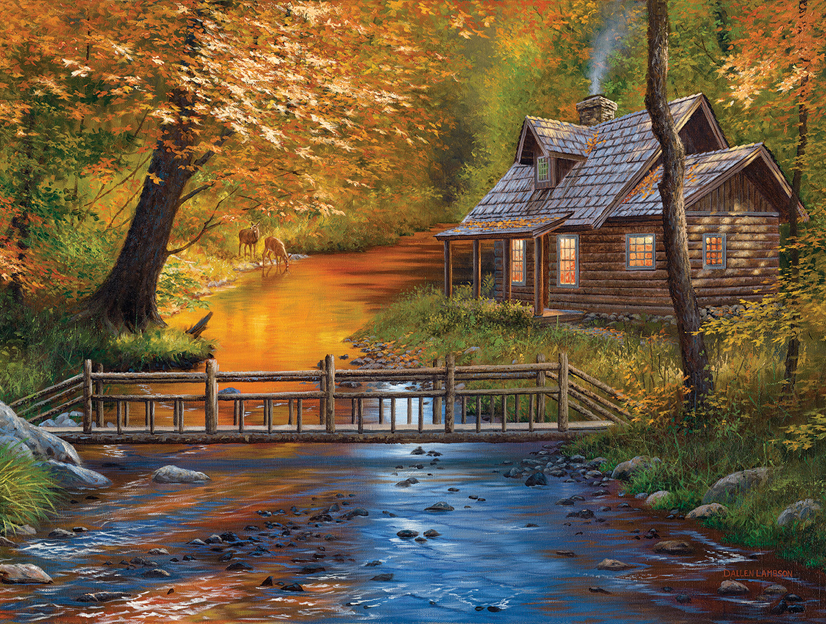 SunsOut XXL Teile - Creekside Neighbors 500 Teile Puzzle Sunsout-50169 von SunsOut